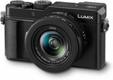 Panasonic Lumix LX100 II Digital Camera, DC-LX100M2, 21.7 MP Four Thirds Sensor with 24-75mm Leica DC Vario-Summilux F1.7-2.8 Lens, Wi-Fi, Bluetooth and 3-Inch LCD, Black