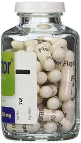 Florastor Probiotic Capsules, 250mg, 100 Count, Pack of 2