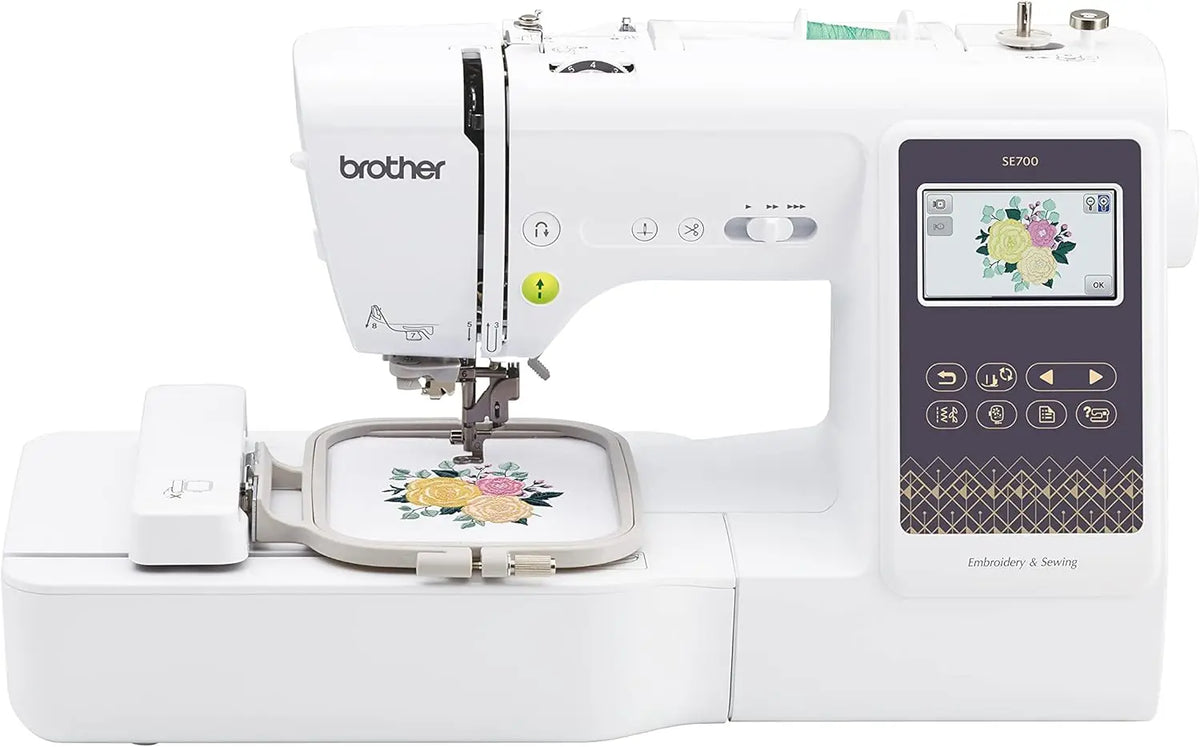 Computerized Sewing and Embroidery Machine with Wireless LAN, 135 Built-In Designs and 103 Stitches