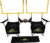 QB54 Outdoor Football Toss Yard Game Set for Tailgating, Backyard, Beach, Park, Tournaments and Sports Training