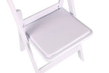 BTEXPERT 4-Piece Resin Folding Chair Set with Vinyl-Padded Seats, Lightweight Indoor and Outdoor Seating for Home, Events, Parties, Picnics, Kitchens, Churches, Schools and Weddings
