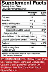 BariatricPal Duodenal Switch Vitamin Pack, 3-Month Supply with ONE Orange Citrus Iron-Free Chewable Multivitamin and Caramel Apple Calcium Citrate Soft Chews