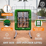 ALAGPRO The Original 9-Hole Baseball and Softball Pitching Net with Strike Zone Pocket and Pitching Target