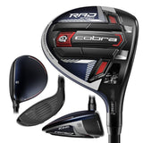 Cobra King RADSPEED 7 Wood Fairway Club with Motore x F3 Regular Shaft, Blue/Red