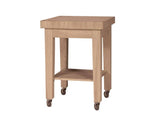 International Concepts Kitchen Island with Unfinished Wood Finish