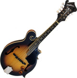 Washburn M3Ek F-Style Sunburst Mandolin Starter Package with Acoustic/Electric Design