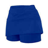 Womens High-Waisted Golf Skort with Built-In Shorts, Pockets and Tummy Control, Plus-Size Tennis Skirt