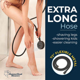 HammerHead Showers Oil Rubbed Bronze Handheld Shower Head with 6ft Hose, Brass Holder, Adjustable Bracket, Detachable Wand, and 1.75 GPM Low-Flow Water Saving Design