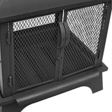 Landmann Redford Outdoor Fireplace, Black, 26×22 in., 2024
