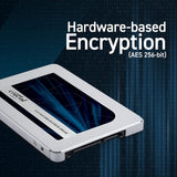Crucial MX500 1TB Internal SSD with 3D NAND, 2.5-Inch SATA Interface, Up to 560MB/s, CT1000MX500SSD1(Z)