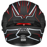 ILM Model 902 Modular Motorcycle Helmet with Flip-Up Full-Face Design, Dual Visors, DOT Certification, and 6 Colors