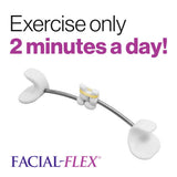Facial Flex Exercise and Neck-Toning Kit with 8 oz and 6 oz Bands plus Case