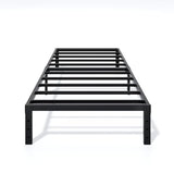 14-Inch Full Platform Bed Frame, Heavy-Duty Metal Mattress Foundation with Underbed Storage, No Box Spring Required, Easy Assembly and Noise-Free Support