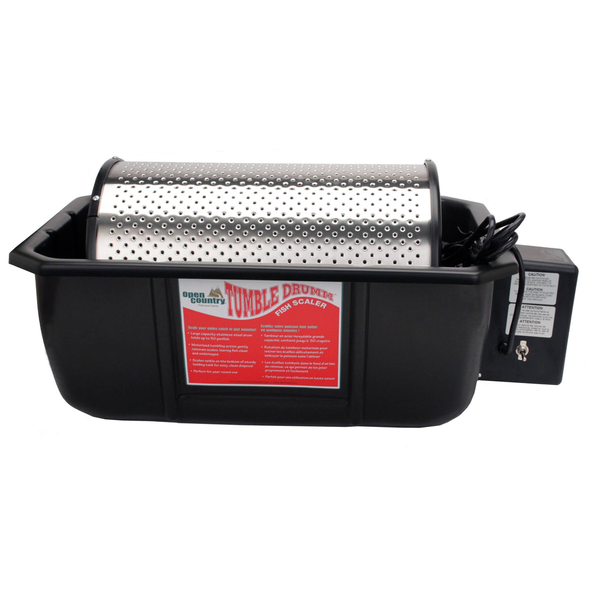 Open Country Tumble Drumm Automatic Fish Scaler