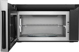 Whirlpool WMH78019HZ 1.9 cu ft Built-In Convection Microwave Hood with 1100W Power, Stainless Steel