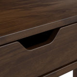 Bush Furniture Nora 54W Writing Desk, Dark Walnut Computer Table for Home Office, Workspace or Entryway