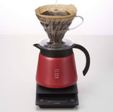 Hario V60 VHS-60R Stainless Thermal Insulation Coffee Server, 600, Red