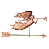 Good Directions Pure Copper Angel with Arrow Weathervane