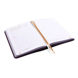 Eggplant Full Focus Planner for Organized Goal and Schedule Planning