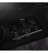 Whirlpool Gold G9CE3065XB 30 x 22-Inch Electric Cooktop in Black