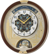 SEIKO Swarovski Melody in Motion Wall Clock, 2019 Edition, Model QXM382BRH