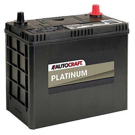 AutoCraft Platinum AGM Battery, Group Size S46B24R, 370 CCA