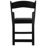 BTEXPERT 4-Piece Resin Folding Chair Set with Vinyl-Padded Seats, Lightweight Indoor and Outdoor Seating for Home, Events, Parties, Picnics, Kitchens, Churches, Schools and Weddings