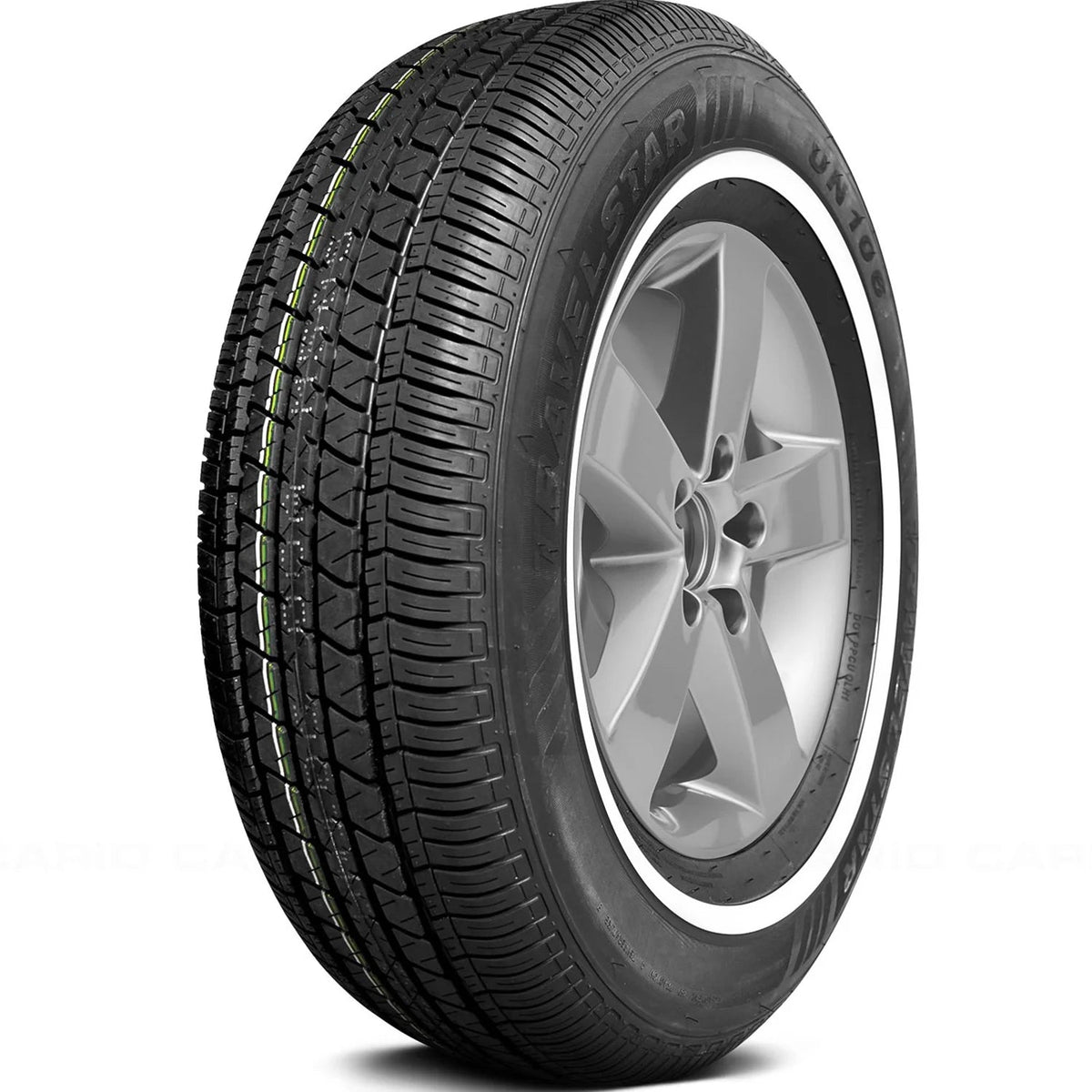 Set of 4 Travelstar UN106 All-Season Tires, 155/80R13 79T, Compatible with 1988-92 Toyota Corolla LE and 1995-96 Toyota Tercel DX