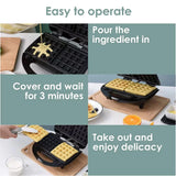 Multifunctional Breakfast Maker by Shinysix, Stainless Steel Electric Appliance for Bread, Waffles, Panini, Heating, and Steak