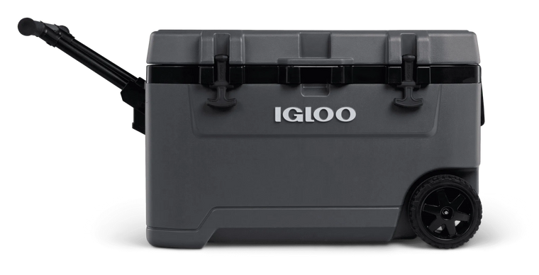 Igloo Overland 72-Quart Wheeled Ice Chest Cooler, Gray, 31 x 18 x 18
