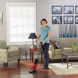 Eureka Quick Up 169H Bagless 2-in-1 Stick Vacuum in Black and Radiant Red