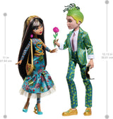 Monster High Howliday Love Edition Collectible Doll 2-Pack with Cleo De Nile and Deuce Gorgon