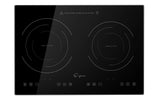 2-Piece Kitchen Appliance Package with Portable 2-Element Induction Cooktop and 30-Inch Under-Cabinet Range Hood