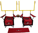 QB54 Outdoor Football Toss Yard Game Set for Tailgating, Backyard, Beach, Park, Tournaments and Sports Training