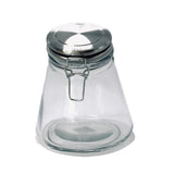 Medium Clear Kitchen Storage Jar with Slope Design, 56 Ounces
