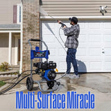 Westinghouse WPX3400 Gas Pressure Washer with 3400 PSI and 2.6 Max GPM, Onboard Soap Tank, Spray Gun, Wand and 5-Nozzle Set for Cars, Fences, Driveways, Patios and Furniture
