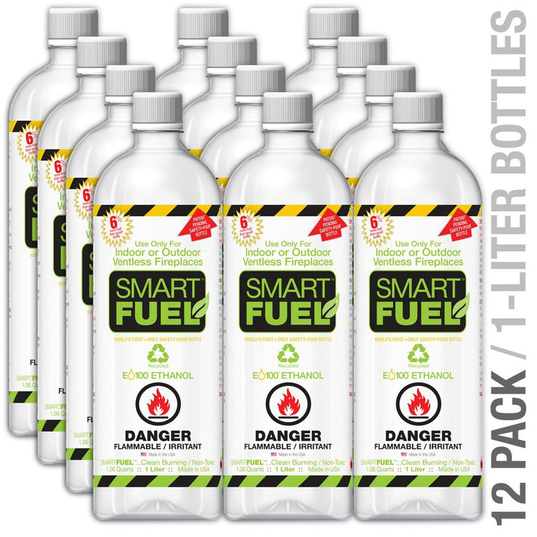 Smart Fuel Bio-Ethanol Fuel, 12-Pack