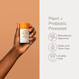 Hume Supernatural 3-Pack Deodorant for Women and Men, Amber Woods, Aluminum-Free Probiotic Formula with Aloe and Cactus Flower, Baking Soda-Free Protection for Sensitive Skin