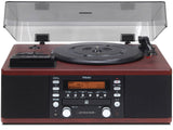 Teac LP-R550USB Walnut Audio System with CD Recorder, Cassette Deck and Turntable